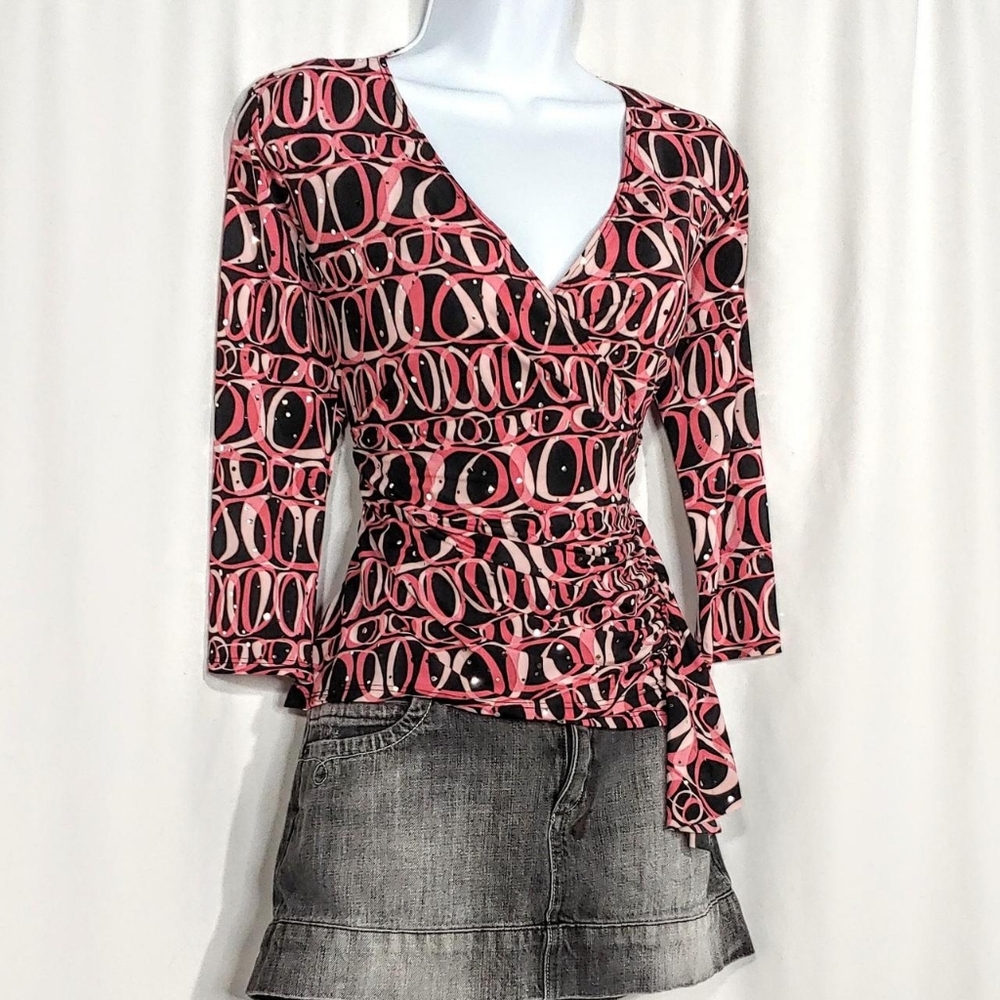 SOLD Y2k vintage asymmetrical top
